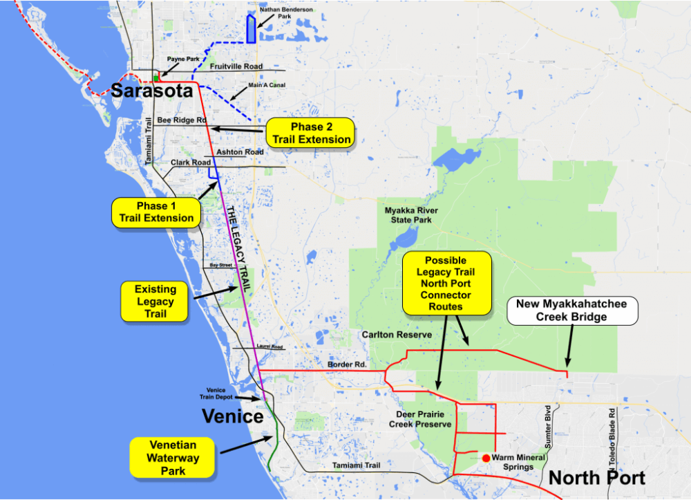 Legacy Trail Extention Map