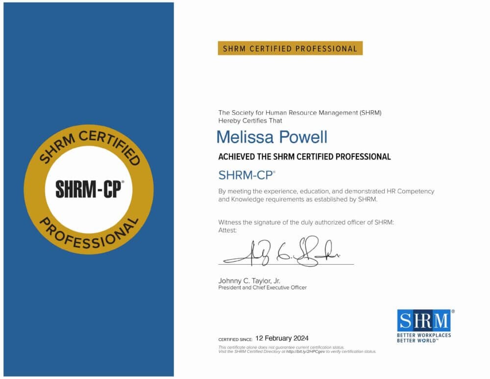 Melissa Powell SHRM-CP