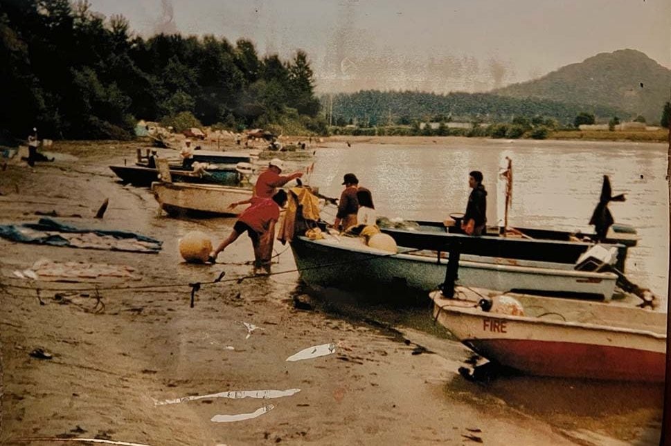 Suak-Suiattle Fisherman in the 1980's 